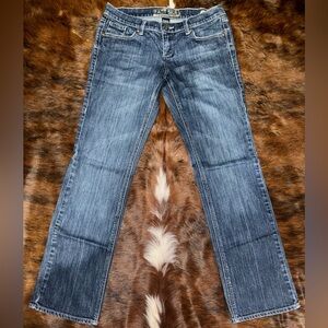 New York & Company Blue Straight Leg Jeans